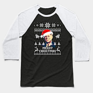 John F Kennedy Merry Christmas Baseball T-Shirt